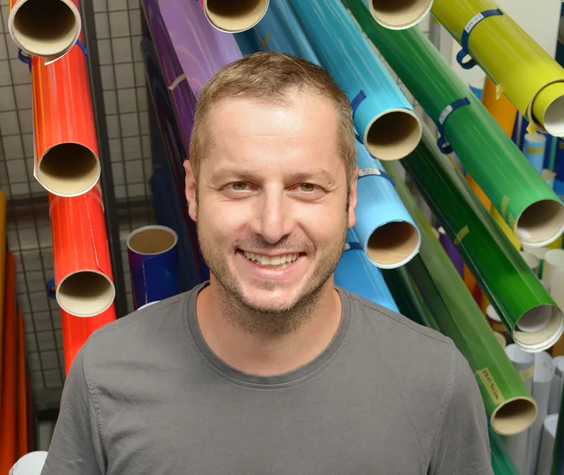 Philipp Imhof, Inhaber und Geschäftsführer, Jost Beschriftungen GmbH